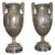 Gray 19th Century French Neoclassical Style Urns on Marble Bases-A Pair For Sale - Image 8 of 10