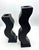 Ettore Sottsass Memphis Style Wavy Candle Stick Holders For Sale - Image 4 of 6