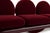 Contemporary Eclipse Sofa in Bordeaux Lacquer and Velvet by Alexandre Ligios For Sale - Image 3 of 9
