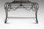 Oversized Modernist Wrought Iron Sculptural "Spine Chair" in the Manner of Andre Dubreuil, United States, C. 1980s For Sale - Image 15 of 18