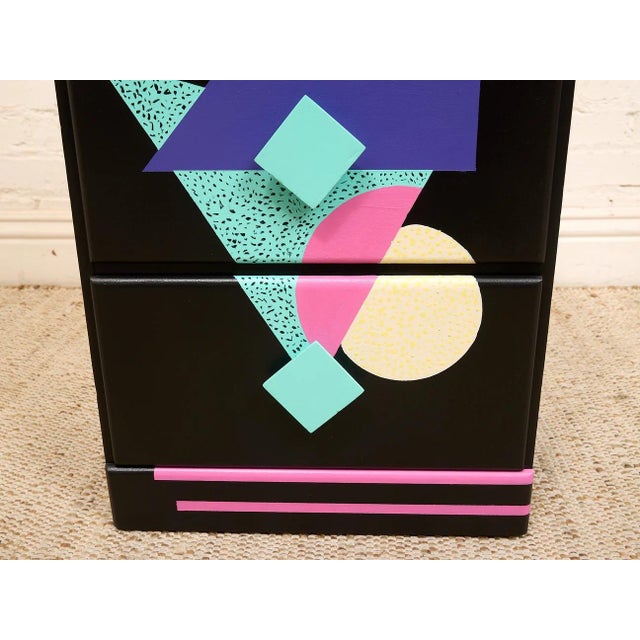 Mid 20th Century Mid 20th Century Tall Memphis Jewelry Chest For Sale - Image 5 of 12