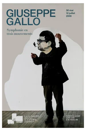 Giuseppe Gallo, Vintage Galerie Di Meo Exhiition Poster, 2008, Print