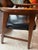 Vintage Pair of Hon Mid Century Solid Walnut Dinning/Guest Chairs Black Vinyl For Sale In Miami - Image 6 of 11