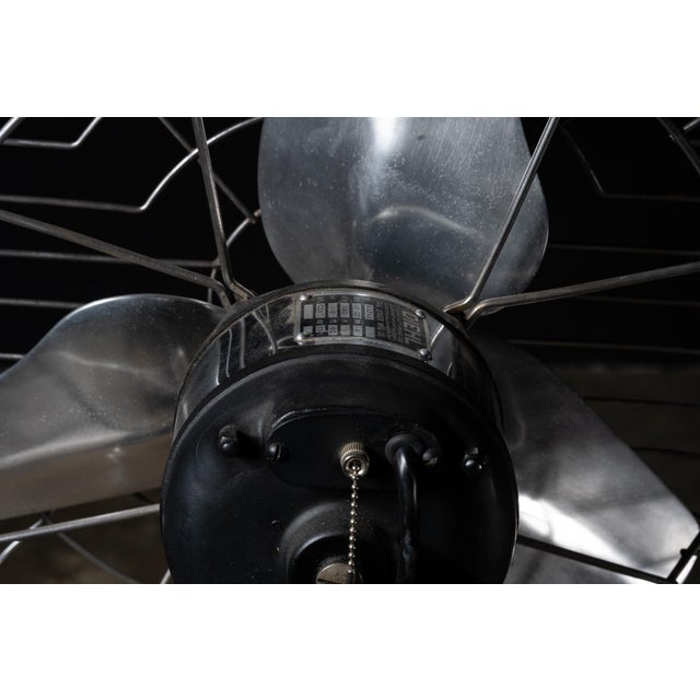 Mid 20th Century Mid 20th Century Space Age Industrial Floor-Length Fan by Airmaster For Sale - Image 5 of 8