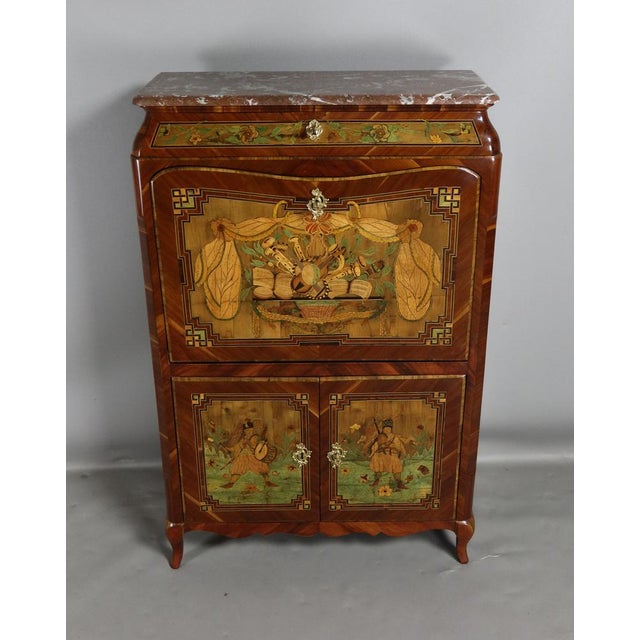 Antique Wooden Secretary, 1700s For Sale - Image 13 of 13