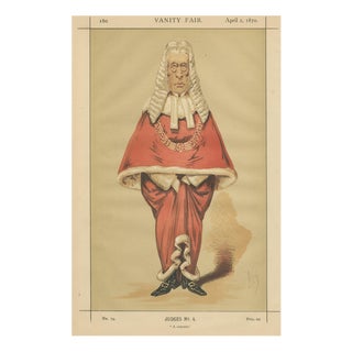 Vanity Fair, Judges Series No. 4, 1870, Paper For Sale