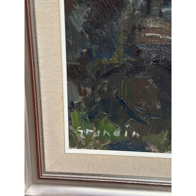Svan Grandin, Figure, 1960s, Oil Painting on Canvas, Framed For Sale - Image 16 of 18
