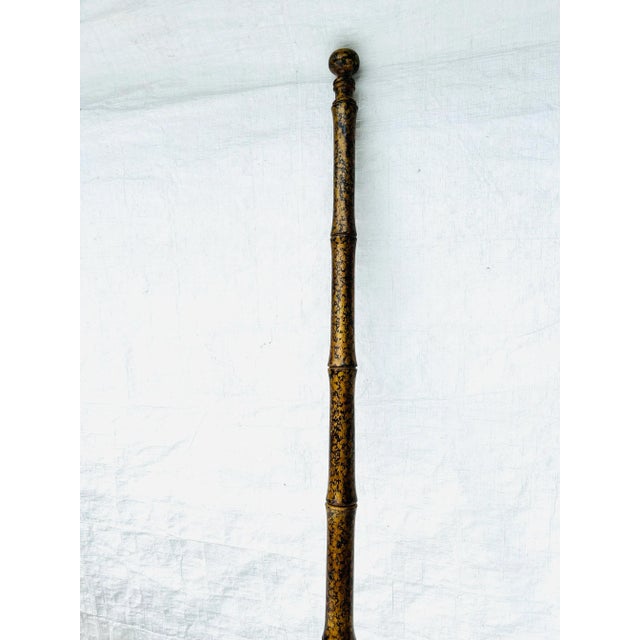 1980s 1980s Vintage Hollywood Regency Style Faux Bamboo / Cane Queen Size Headboard For Sale - Image 5 of 9