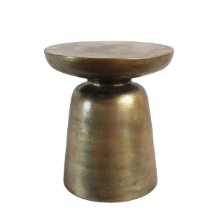 Modern Ibiza Brass Side Table For Sale