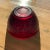 Vintage Deep Ruby Red Pebbled Glass Small Bowls- Set of 15 For Sale - Image 4 of 12