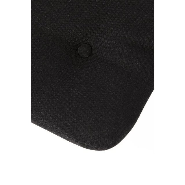 Vintage Ottoman in Metal & Fabric, 1960s For Sale - Image 5 of 8