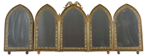 Triptych Mirrors, 19th Century, Set of 3
