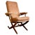 Vintage Wood and Velvet Folding Armchair, 1970s For Sale - Image 18 of 18
