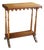 Antique Victorian Eastlake 2 Tier Walnut Hall Side Table Sawtooth Apron 25" For Sale