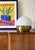 Mid-century brass table lamp Rumi Italy, 1960s Brass base, opaline glass H 33 cm x 35 cm diam. Conditions: excellent, no...