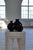 Art Deco Black Vases by Harald Notini for Pukeberg, Sweden 1930s, Set of 3 For Sale - Image 3 of 14