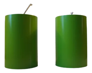 Danish Cylindrical Pendants by Eila & John Meiling by Louis Poulsen, 1970s, Set of 2