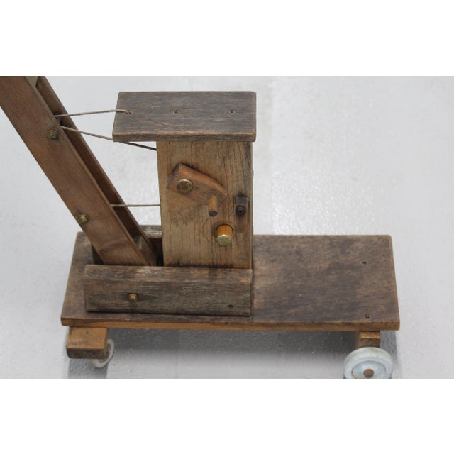 Wooden Mobile Crane Truck, 1950s For Sale - Image 14 of 18