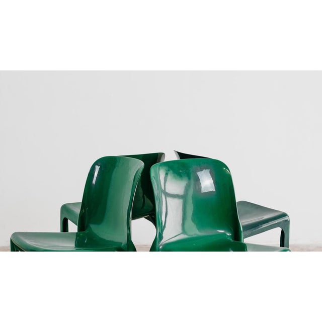 1960s Selene Chairs attributed to Vico Magistretti for Artemide, 1960s, Set of 4 For Sale - Image 5 of 11