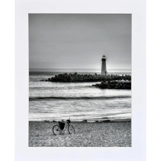 Brown Lighthouse & Bicycle by Richard Singer For Sale - Image 8 of 8