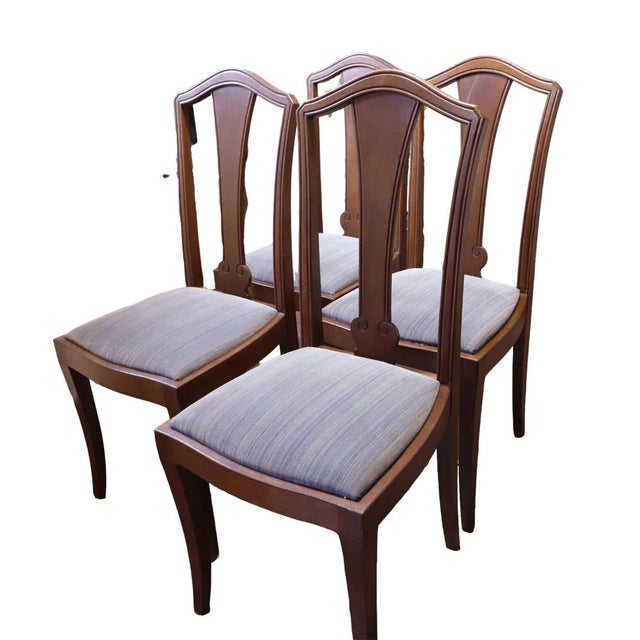 Art Nouveau Dining Chairs, 1930s, Set of 4 For Sale - Image 13 of 13