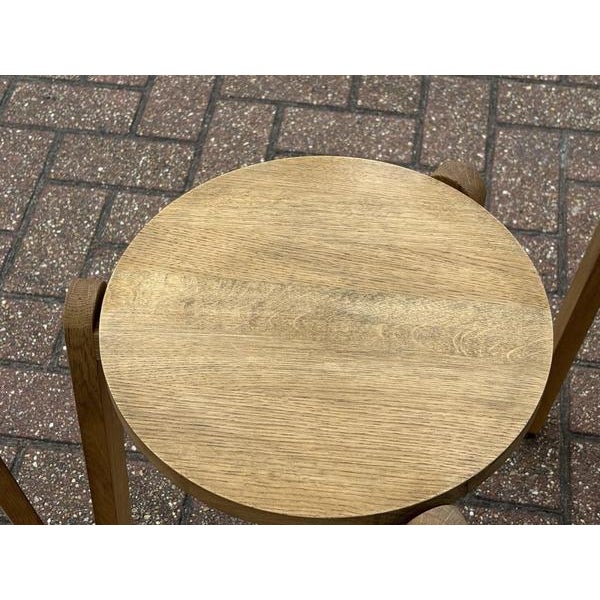 Wood Oak Nomad Designer Stacking Stools from Skagerak, Set of 6 For Sale - Image 7 of 16