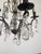 Six-Light Chandeliers with Polychrome Crystal Drops, Set of 2 For Sale - Image 9 of 18