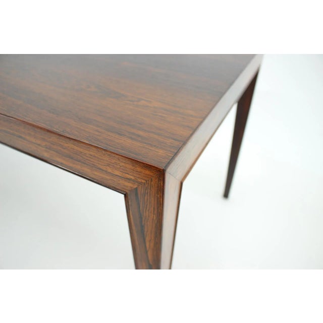 Palisander Coffee Table attributed to Severin Hansen, Denmark, 1960s For Sale - Image 12 of 13