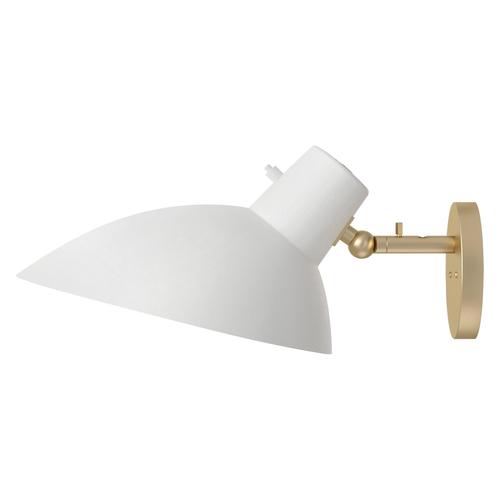 White and Brass VV Cinquanta Wall Lamp by Vittoriano Viganò for Astep For Sale - Image 14 of 14