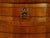 Brown Walnut 19th Century Italian Demi-Lune Table with Banding and Fluted Legs For Sale - Image 8 of 12