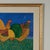 Vintage Painting of Roosters by Sara Barnes For Sale - Image 4 of 14