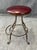 Early 21st Century Charleston Forge Leather and Iron Stool For Sale - Image 5 of 12