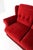 1960s Mid Century Tufted Back Ruby Red Sofa For Sale - Image 13 of 14