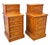 Brown Antique Satinwood Bedside Chests, 1890, Set of 2 For Sale - Image 8 of 13