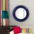Bergman Mirror - Glossy Navy For Sale In Chicago - Image 6 of 6