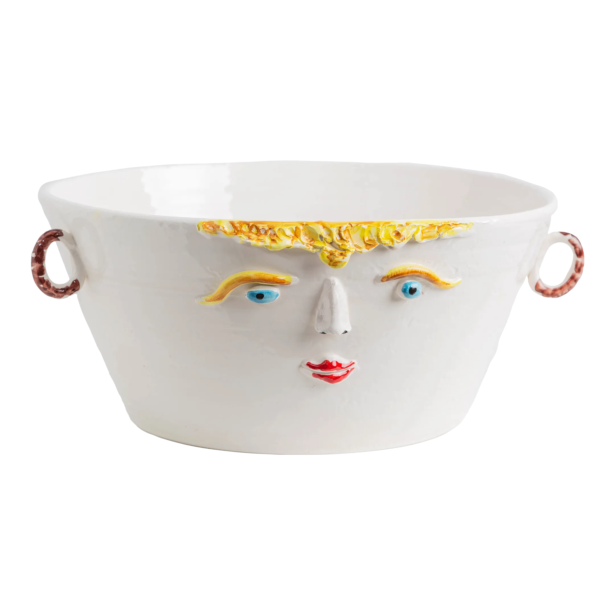 Abigails Female Face Decorated Vase / Ice Bucket - Thumbnail 3