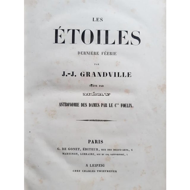 J. J. Grandville, The Stars Book, 1849, Etchings For Sale - Image 3 of 7