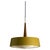 Mustard Yellow Pendant Lamp with Teak Accent and Grid Diffuser, 1960s For Sale - Image 9 of 9