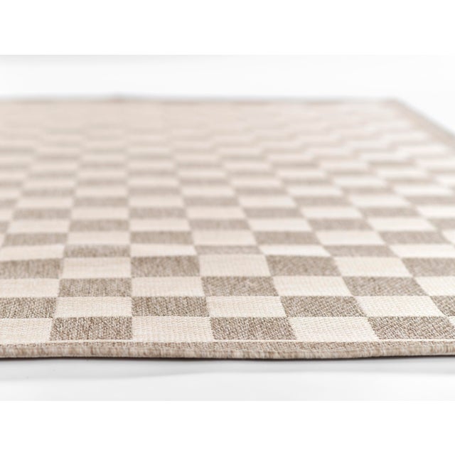 Erin Gates by Momeni Saybrook Check Grey Indoor/Outdoor Area Rug 6'6" X 9' For Sale - Image 9 of 12