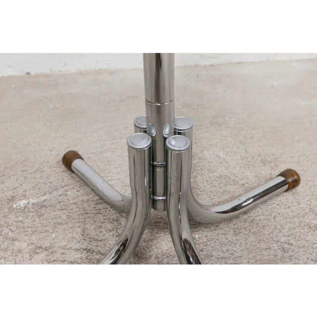 Rotating Parrot Coat Rack with 12 Chrome Hooks and Plastic Half Spheres, 1960s For Sale - Image 14 of 18