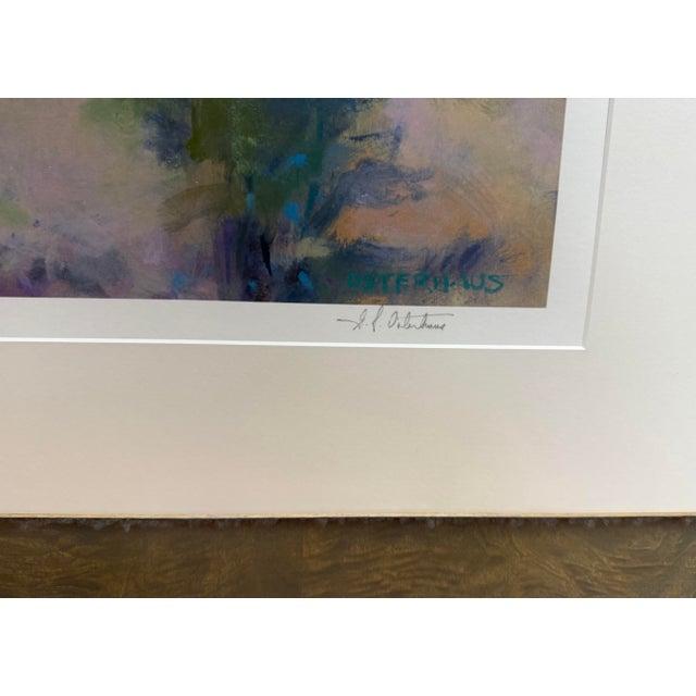 Wood Homestead in Mountain Valley, Contemporary Impressionist, Framed Achival Iris Giclee, Artist Greg Osterhaus For Sale - Image 7 of 8