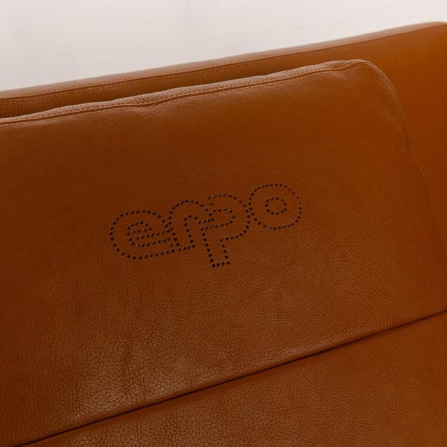Brown Cl 740 Leather 2-Seater Sofa from Erpo For Sale - Image 8 of 12