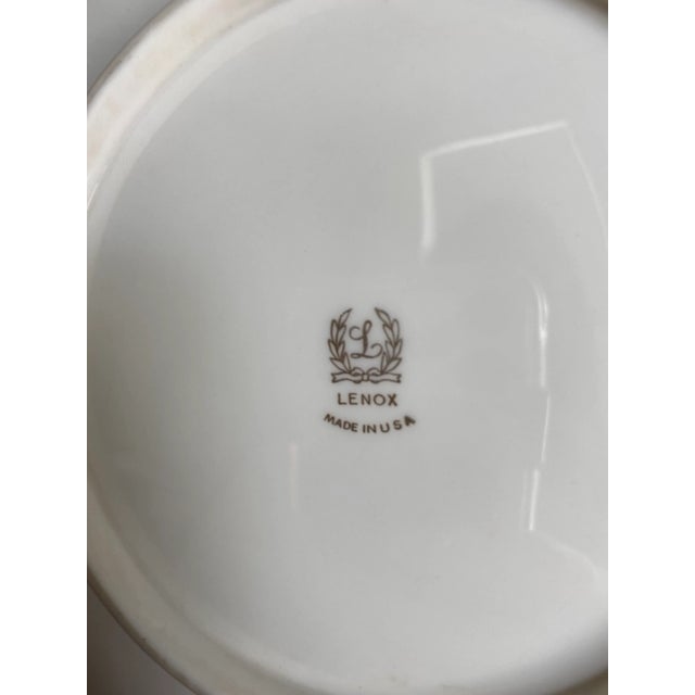 American Vintage 1940s Lenox Wheat Harvest Ashtray, China For Sale - Image 3 of 5