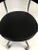 Modern Italian Black Leather Chair and Chromed Steel Frame For Sale In New York - Image 6 of 9