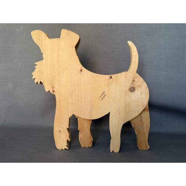 1970s Large Wooden Dog Sculpture from Fausto Sangiovanni, Orvieto, Italy, 1975 For Sale - Image 5 of 7