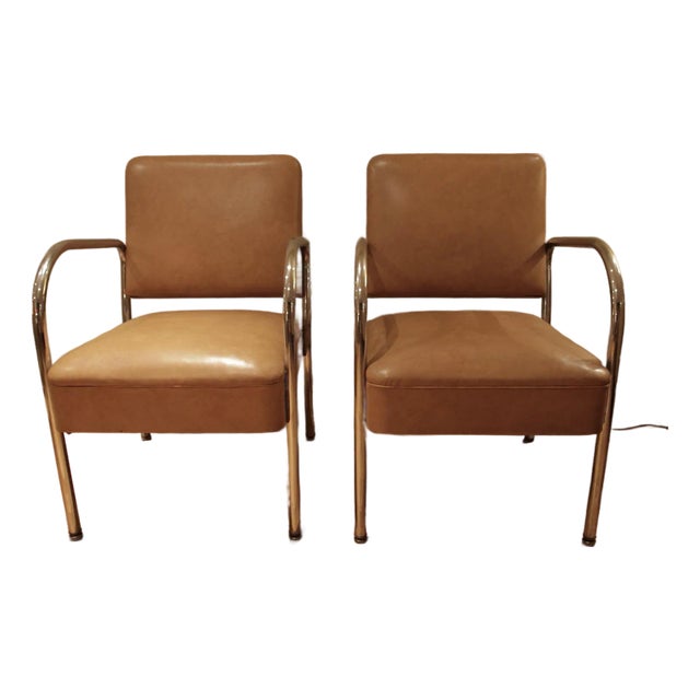 MCM Royalchrome Armchairs For Sale