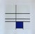 Contemporary Piet Modrian (1872-1944), Composition With Blue, 1935, Copyright Mondrian Holtzman Trust, Printed in Italy For Sale - Image 3 of 8