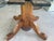 1940s Banta Quarter Sawn Oak Round Dining Table For Sale - Image 9 of 14