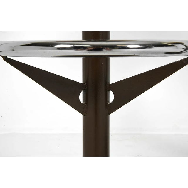 Black Late 20th Century Set 6 Danish Modern Bar Stools For Sale - Image 8 of 10