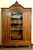 Louis XV Rococo Style Bookcase in Carved Walnut For Sale - Image 5 of 6